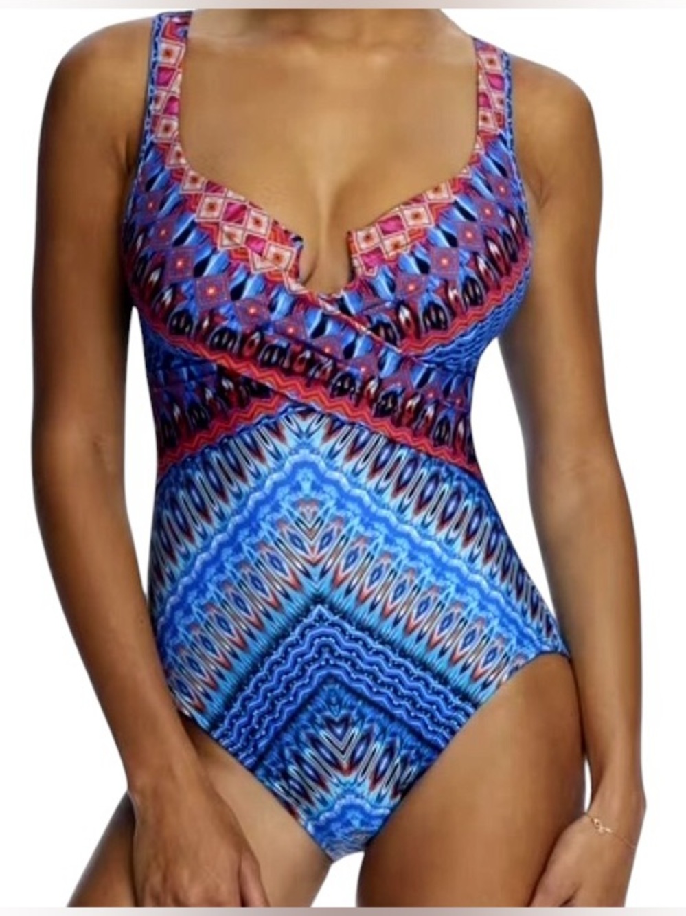 MIRCLESUIT Casablanca Criss Cross Escape One Piece Swimsuit